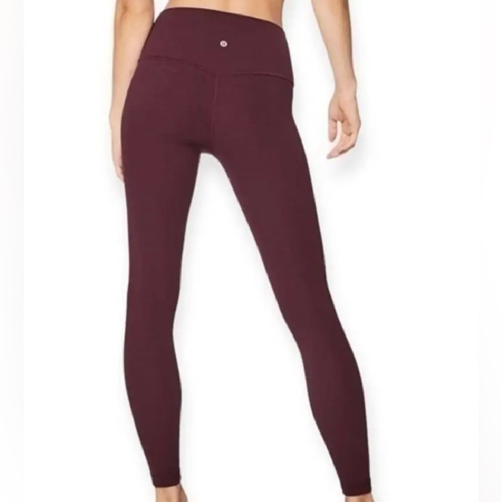 Lululemon Align 25" Maroon Leggings